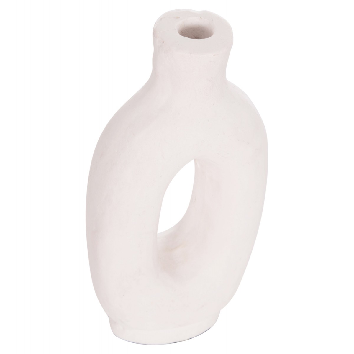 ΔΙΑΚΟΣΜΗΤΙΚΟ ΒΑΖΟ ΣΕΙΡΑ CLAYVON HM4409 ΤΕΡΑΚΟΤΑ ΣΕ ΛΕΥΚΟ 10x5x21Υεκ.