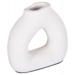 ΔΙΑΚΟΣΜΗΤΙΚΟ ΒΑΖΟ ΣΕΙΡΑ CLAYVON HM4411 ΤΕΡΑΚΟΤΑ ΣΕ ΛΕΥΚΟ 17x6x17,5Υεκ.