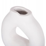 ΔΙΑΚΟΣΜΗΤΙΚΟ ΒΑΖΟ ΣΕΙΡΑ CLAYVON HM4411 ΤΕΡΑΚΟΤΑ ΣΕ ΛΕΥΚΟ 17x6x17,5Υεκ.