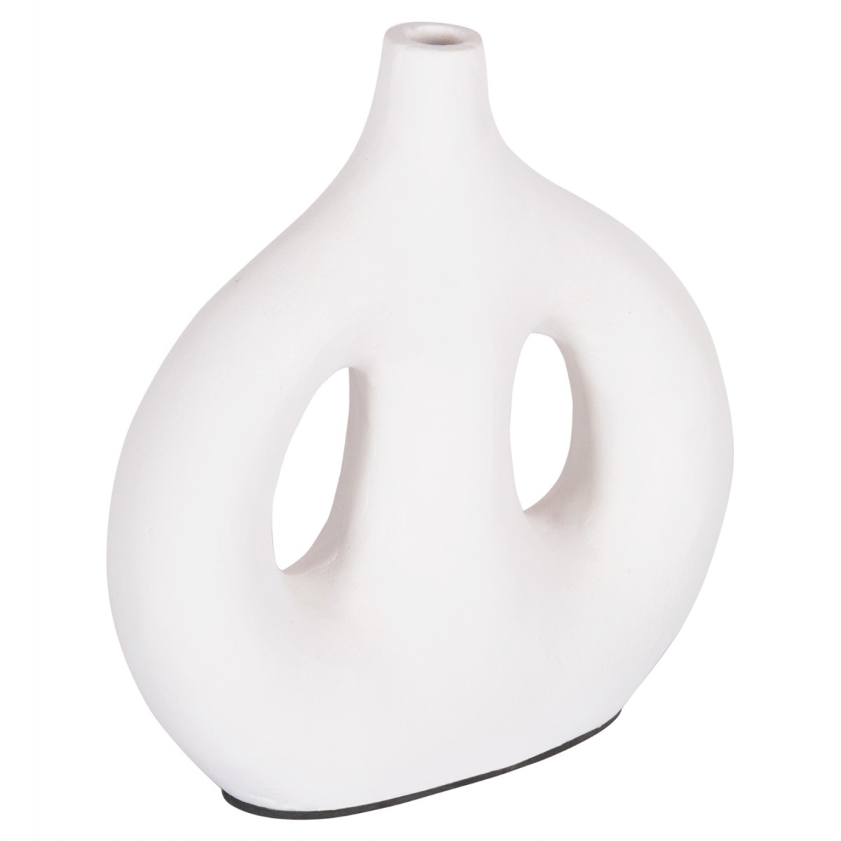 ΔΙΑΚΟΣΜΗΤΙΚΟ ΒΑΖΟ ΣΕΙΡΑ CLAYVON HM4413 ΤΕΡΑΚΟΤΑ ΣΕ ΛΕΥΚΟ 23,5x8x24,5Υεκ.