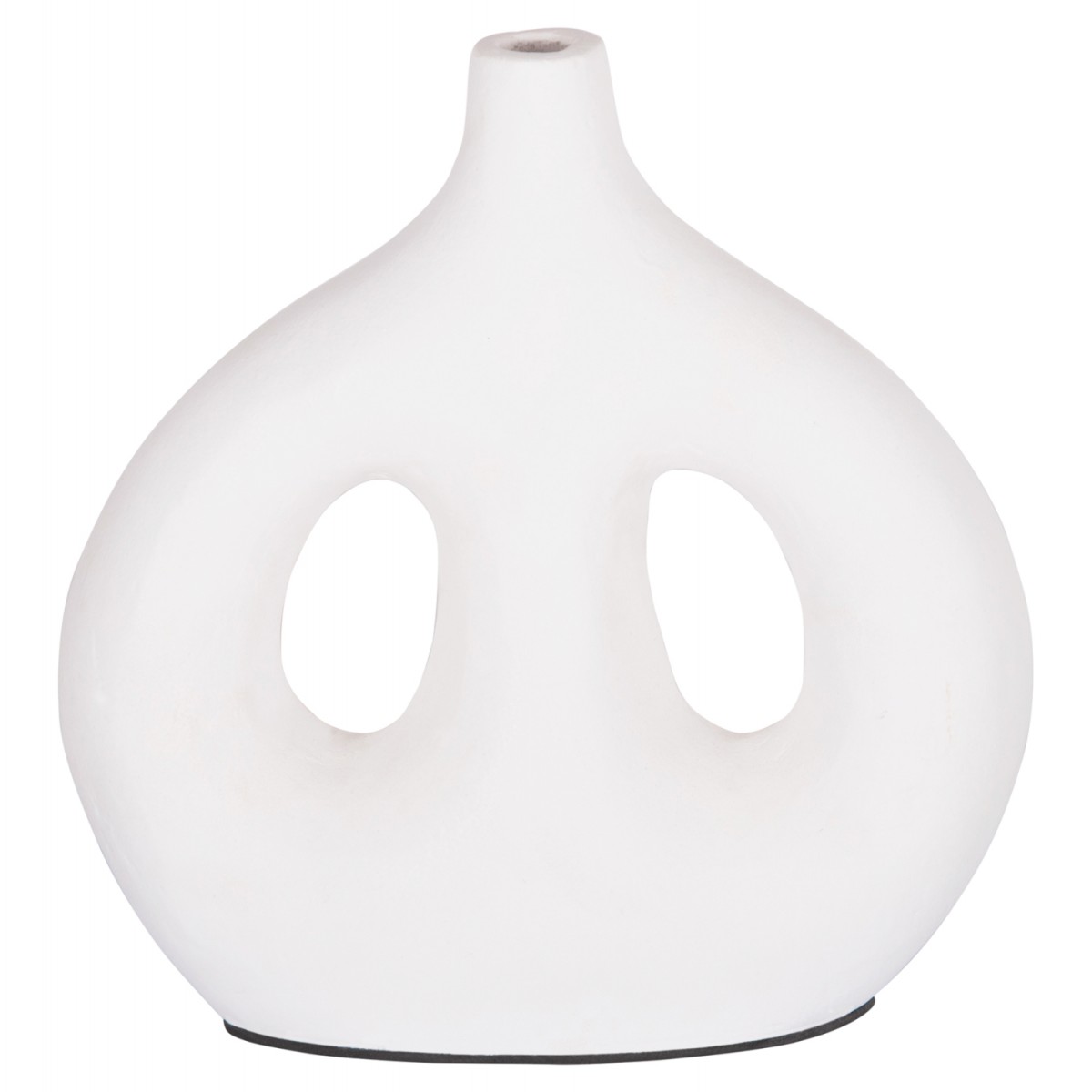 ΔΙΑΚΟΣΜΗΤΙΚΟ ΒΑΖΟ ΣΕΙΡΑ CLAYVON HM4413 ΤΕΡΑΚΟΤΑ ΣΕ ΛΕΥΚΟ 23,5x8x24,5Υεκ.