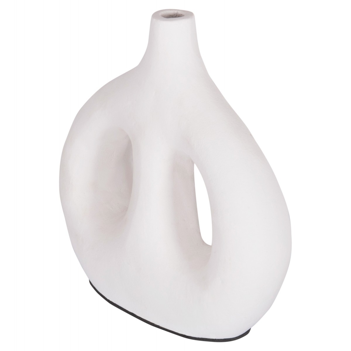 ΔΙΑΚΟΣΜΗΤΙΚΟ ΒΑΖΟ ΣΕΙΡΑ CLAYVON HM4413 ΤΕΡΑΚΟΤΑ ΣΕ ΛΕΥΚΟ 23,5x8x24,5Υεκ.