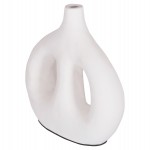 ΔΙΑΚΟΣΜΗΤΙΚΟ ΒΑΖΟ ΣΕΙΡΑ CLAYVON HM4413 ΤΕΡΑΚΟΤΑ ΣΕ ΛΕΥΚΟ 23,5x8x24,5Υεκ.