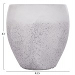 ΣΕΤ 3ΤΜΧ ΓΛΑΣΤΡΕΣ ΣΕΙΡΑ GARDENER HM4718 FIBERCLAY ΛΕΥΚΟ Φ55x54Υεκ