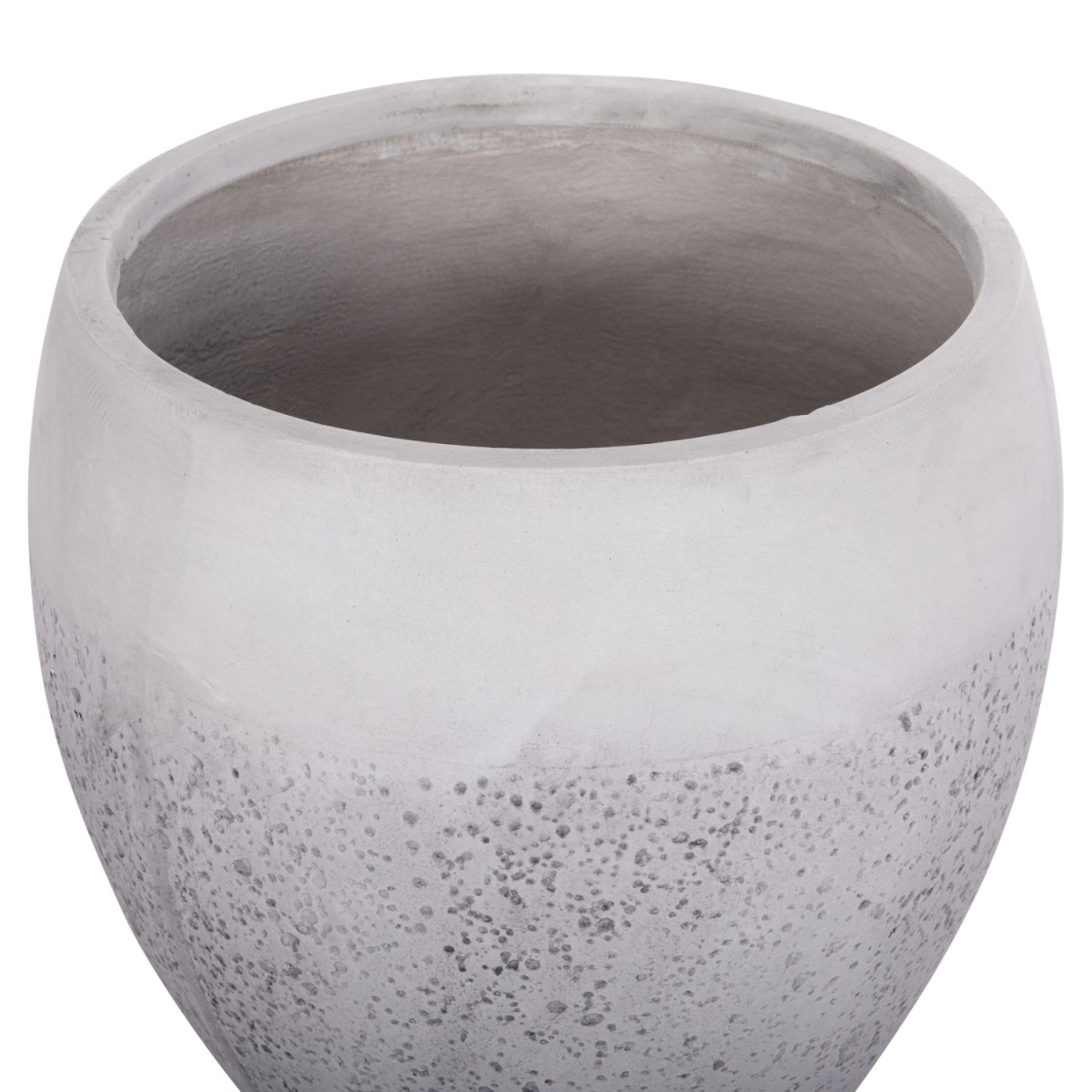 ΣΕΤ 3ΤΜΧ ΓΛΑΣΤΡΕΣ ΣΕΙΡΑ GARDENER HM4718 FIBERCLAY ΛΕΥΚΟ Φ55x54Υεκ