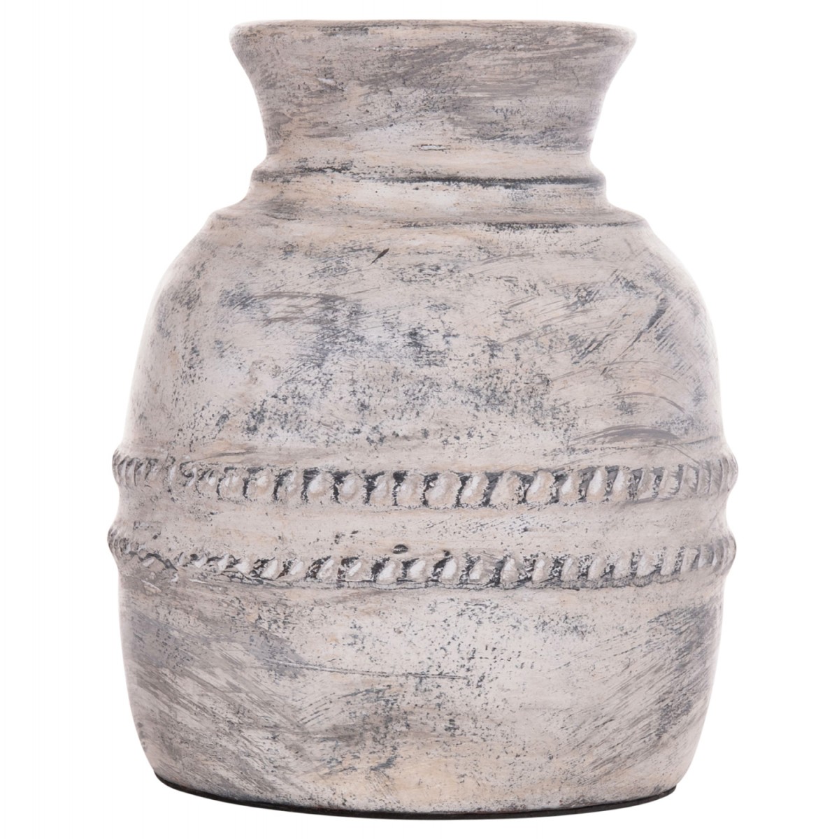 ΔΙΑΚΟΣΜΗΤΙΚΟ ΕΠΙΤΡΑΠΕΖΙΟ ΒΑΖΟ VERMO HM4393 ΤΕΡΑΚΟΤΑ ΣΕ ΑΝΟΙΧΤΟ ΓΚΡΙ Φ21x25Υεκ.