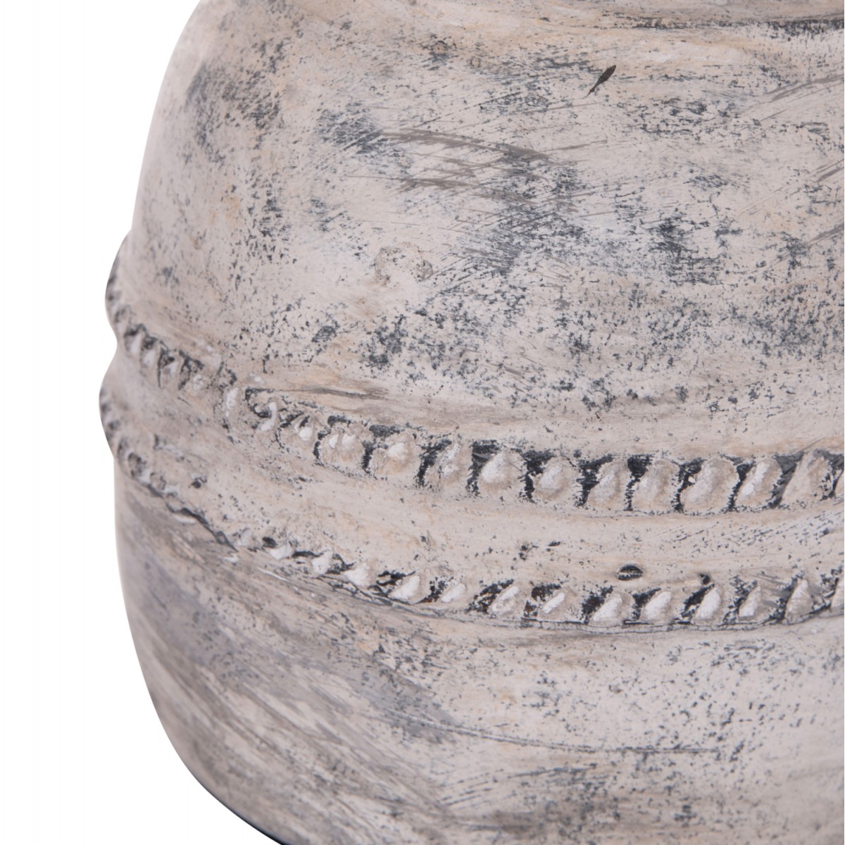 ΔΙΑΚΟΣΜΗΤΙΚΟ ΕΠΙΤΡΑΠΕΖΙΟ ΒΑΖΟ VERMO HM4393 ΤΕΡΑΚΟΤΑ ΣΕ ΑΝΟΙΧΤΟ ΓΚΡΙ Φ21x25Υεκ.