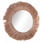 ΚΑΘΡΕΠΤΗΣ ΤΟΙΧΟΥ ΣΤΡΟΓΓΥΛΟΣ ΜΕ ΙΝΕΣ ΑΜΠΑΚΑ ΣΕ ΧΡΩΜΑ ΦΥΣΙΚΟ 120x4x120Yεκ.HM7747