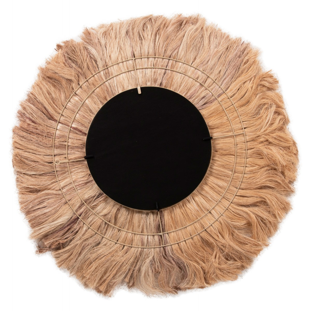 ΚΑΘΡΕΠΤΗΣ ΤΟΙΧΟΥ ΣΤΡΟΓΓΥΛΟΣ ΑΠΟ ΙΝΕΣ ΑΜΠΑΚΑ ΣΕ ΧΡΩΜΑ ΦΥΣΙΚΟ ΜΑΥΡΟ 90x4x90Yεκ.HM7750