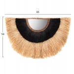 ΚΑΘΡΕΠΤΗΣ ΤΟΙΧΟΥ ΗΜΙΚΥΚΛΙΚΟΣ ΜΕ ΣΙΖΑΛ & ΑΜΠΑΚΑ ΧΡΩΜΑ ΦΥΣΙΚΟ ΜΑΥΡΟ 85x3x50Yεκ.HM7799