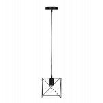 ΦΩΤΙΣΤΙΚΟ ΟΡΟΦΗΣ ΚΡΕΜΑΣΤΟ HM4039 ΜΑΥΡΟΣ ΜΕΤΑΛΛΙΚΟΣ ΚΥΒΟΣ 16x16x123Υεκ.