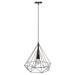 ΦΩΤΙΣΤΙΚΟ ΟΡΟΦΗΣ ΚΡΕΜΑΣΤΟ HM4040 ΜΕΤΑΛΛΙΚΟ ΚΑΠΕΛΟ ΜΑΥΡΟ 25x22x123Yεκ.