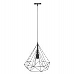 ΦΩΤΙΣΤΙΚΟ ΟΡΟΦΗΣ ΚΡΕΜΑΣΤΟ HM4040 ΜΕΤΑΛΛΙΚΟ ΚΑΠΕΛΟ ΜΑΥΡΟ 25x22x123Yεκ.