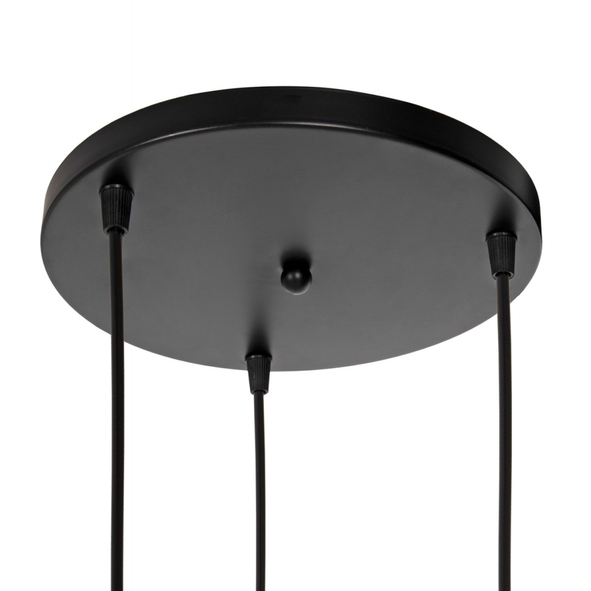 ΦΩΤΙΣΤΙΚΟ ΟΡΟΦΗΣ ΚΡΕΜΑΣΤΟ HM4041 3ΦΩΤΟ ΜΑΥΡΟ ΜΕΤΑΛΛΟ 25x22x123Yεκ.