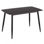 ΤΡΑΠΕΖΙ RAVEN HM9854.02 ΚΕΡΑΜΙΚΟ TOP ΜΑΥΡΟ ΜΑΡΜΑΡΟ-ΜΑΥΡΟ ΜΕΤΑΛΛΟ 120x70x73Υεκ.