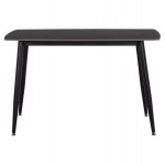 ΤΡΑΠΕΖΙ RAVEN HM9854.02 ΚΕΡΑΜΙΚΟ TOP ΜΑΥΡΟ ΜΑΡΜΑΡΟ-ΜΑΥΡΟ ΜΕΤΑΛΛΟ 120x70x73Υεκ.