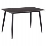 ΤΡΑΠΕΖΙ RAVEN HM9854.02 ΚΕΡΑΜΙΚΟ TOP ΜΑΥΡΟ ΜΑΡΜΑΡΟ-ΜΑΥΡΟ ΜΕΤΑΛΛΟ 120x70x73Υεκ.