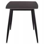 ΤΡΑΠΕΖΙ RAVEN HM9854.02 ΚΕΡΑΜΙΚΟ TOP ΜΑΥΡΟ ΜΑΡΜΑΡΟ-ΜΑΥΡΟ ΜΕΤΑΛΛΟ 120x70x73Υεκ.