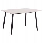 ΤΡΑΠΕΖΙ RAVEN HM18149.01 ΚΕΡΑΜΙΚΟ TOP ΜΕ ΟΨΗ ΛΕΥΚΟ ΜΑΡΜΑΡΟ 140x80x74Υεκ.