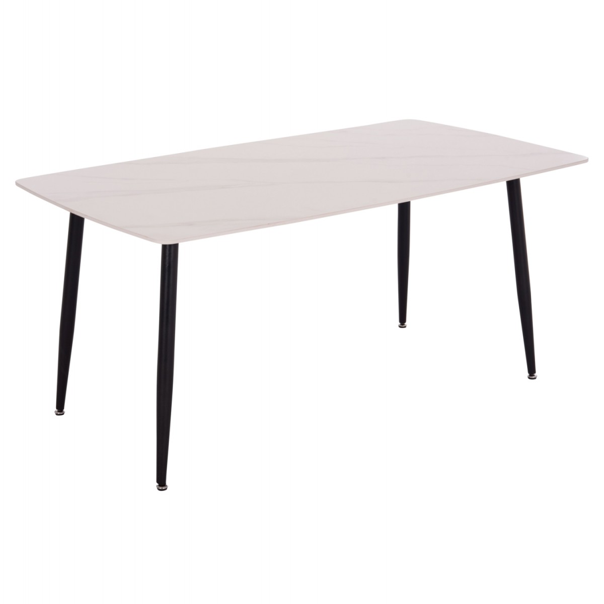 ΤΡΑΠΕΖΙ RAVEN HM18150.01 ΚΕΡΑΜΙΚΟ TOP ΜΕ ΟΨΗ ΛΕΥΚΟ ΜΑΡΜΑΡΟ 160x80x74Υεκ.