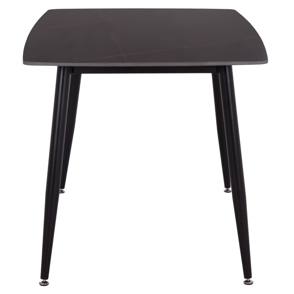 ΤΡΑΠΕΖΙ RAVEN HM18149.02 ΚΕΡΑΜΙΚΟ TOP ΜΕ ΟΨΗ ΜΑΥΡΟ ΜΑΡΜΑΡΟ 140x80x74Υεκ.