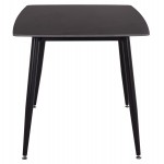 ΤΡΑΠΕΖΙ RAVEN HM18149.02 ΚΕΡΑΜΙΚΟ TOP ΜΕ ΟΨΗ ΜΑΥΡΟ ΜΑΡΜΑΡΟ 140x80x74Υεκ.