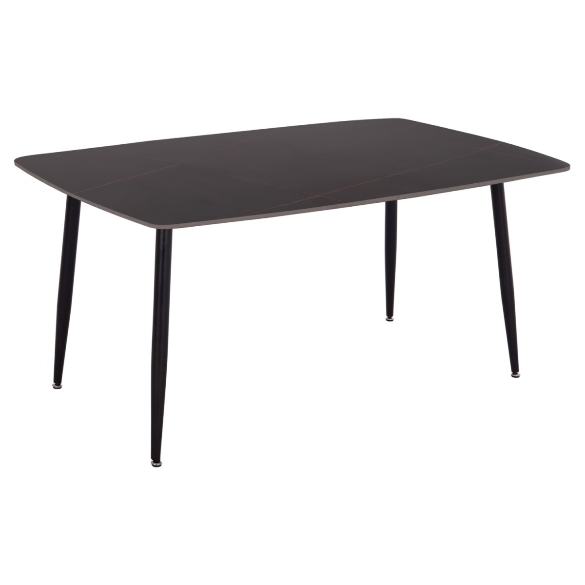 ΤΡΑΠΕΖΙ RAVEN HM18150.02 ΚΕΡΑΜΙΚΟ TOP ΜΕ ΟΨΗ ΜΑΥΡΟ ΜΑΡΜΑΡΟ 160x80x74Υεκ.