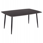 ΤΡΑΠΕΖΙ RAVEN HM18150.02 ΚΕΡΑΜΙΚΟ TOP ΜΕ ΟΨΗ ΜΑΥΡΟ ΜΑΡΜΑΡΟ 160x80x74Υεκ.