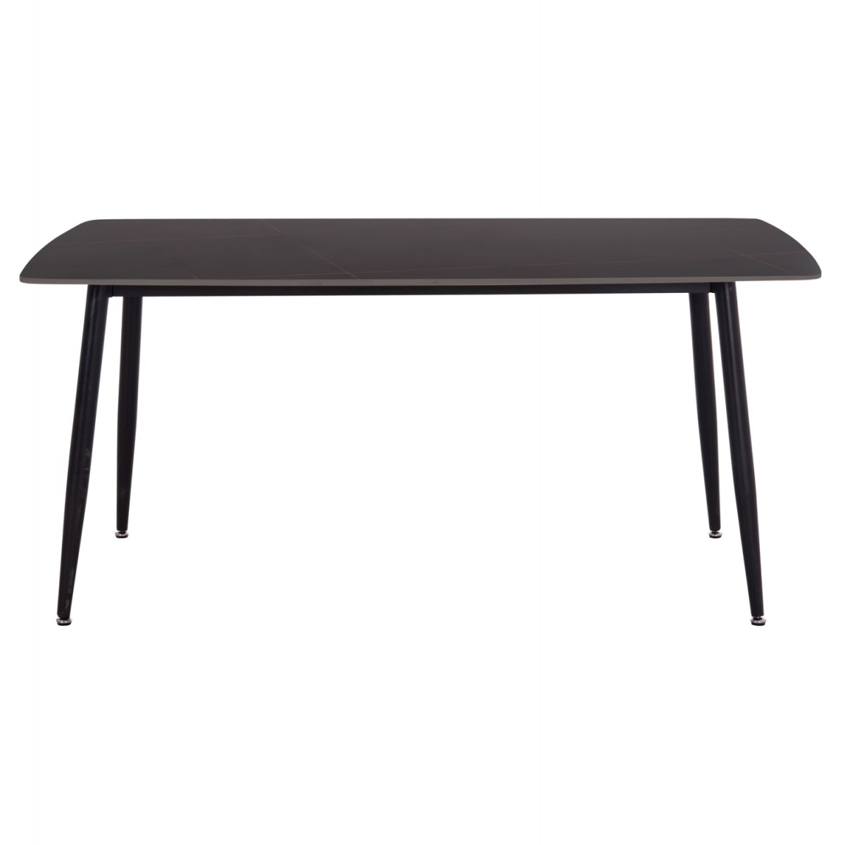 ΤΡΑΠΕΖΙ RAVEN HM18150.02 ΚΕΡΑΜΙΚΟ TOP ΜΕ ΟΨΗ ΜΑΥΡΟ ΜΑΡΜΑΡΟ 160x80x74Υεκ.