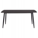 ΤΡΑΠΕΖΙ RAVEN HM18150.02 ΚΕΡΑΜΙΚΟ TOP ΜΕ ΟΨΗ ΜΑΥΡΟ ΜΑΡΜΑΡΟ 160x80x74Υεκ.