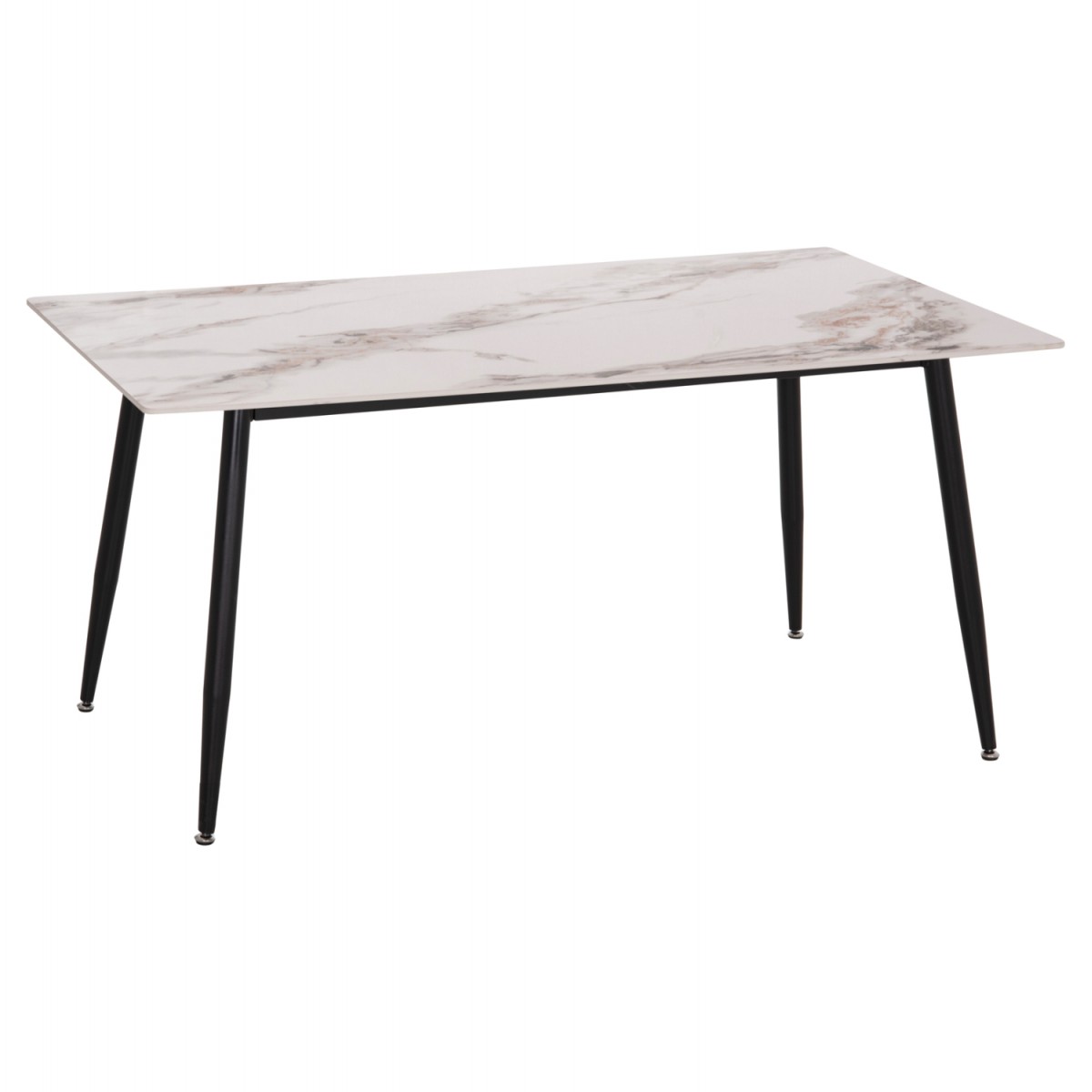 ΤΡΑΠΕΖΙ RAVEN HM18150.04 ΚΕΡΑΜΙΚΟ TOP ΜΕ ΟΨΗ ΛΕΥΚΟ/ΚΑΦΕ ΜΑΡΜΑΡΟ 160x80x74Υεκ.