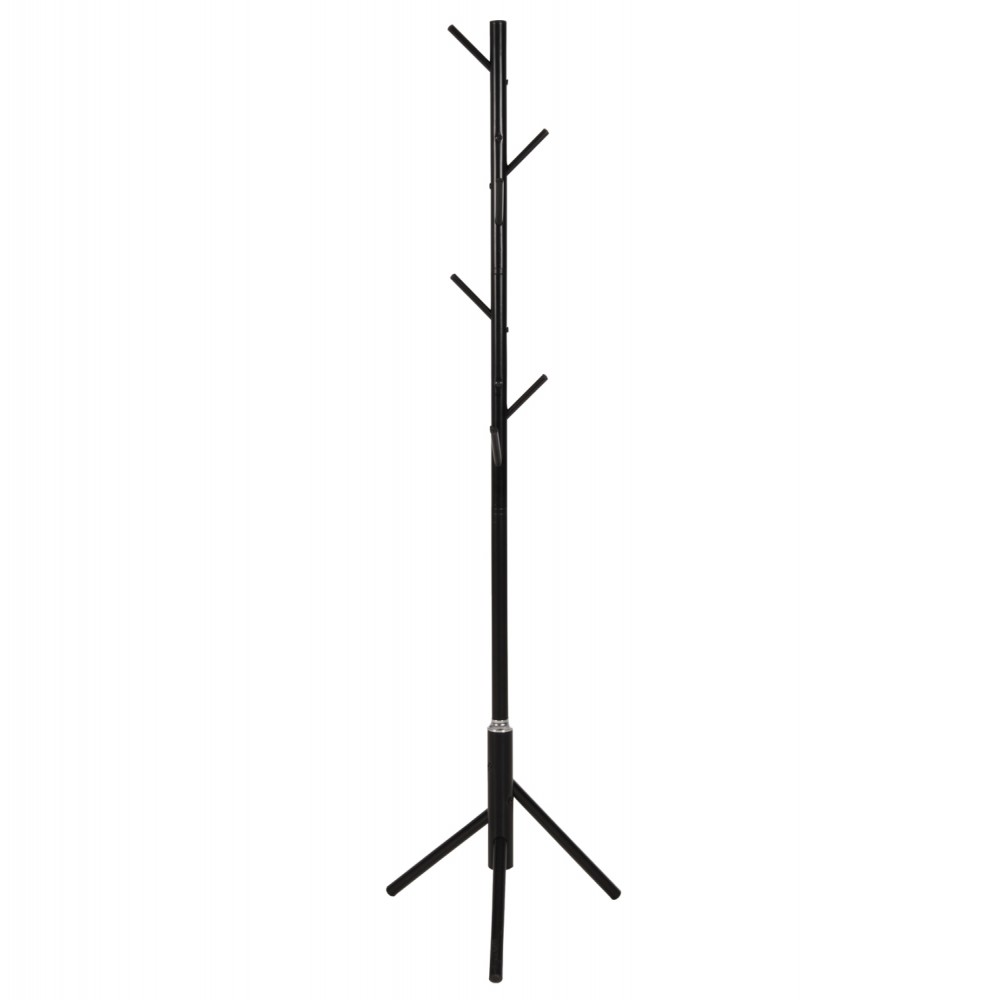 ΚΑΛΟΓΕΡΟΣ ΜΕΤΑΛΛΙΚΟΣ HM9574.01 ΣΕ ΜΑΥΡΟ ΧΡΩΜΑ-8 ΣΗΜΕΙΑ ΚΡΕΜΑΣΗΣ 48x48x173Υεκ.