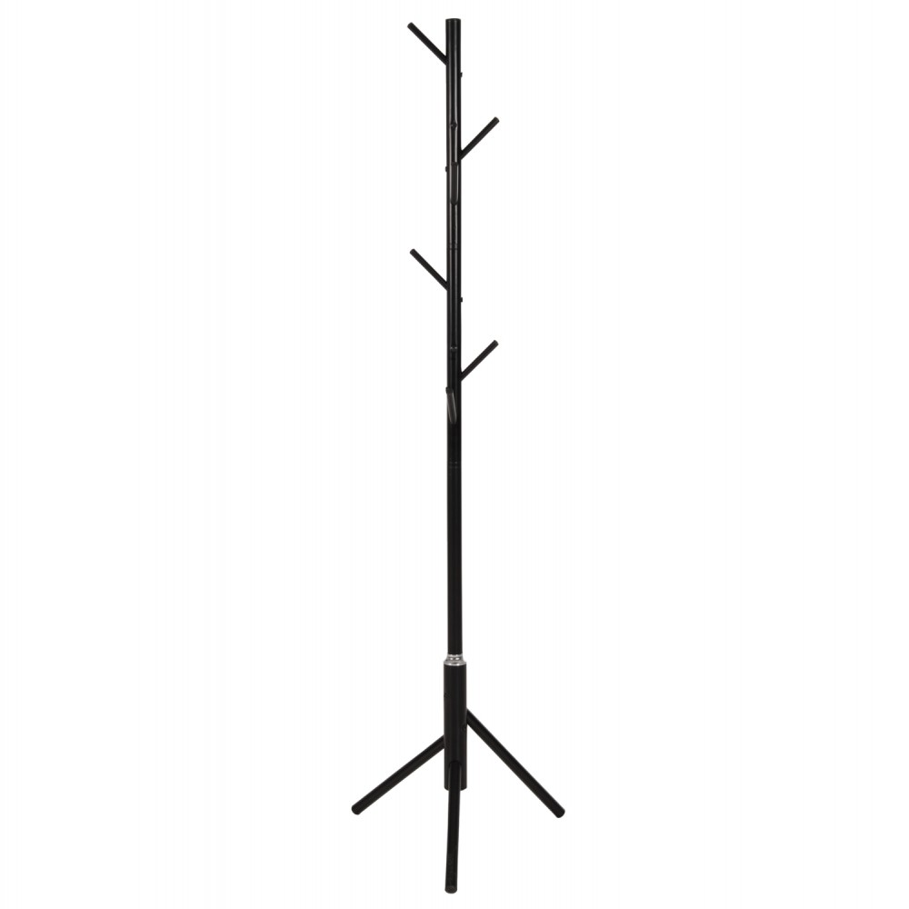 ΚΑΛΟΓΕΡΟΣ ΜΕΤΑΛΛΙΚΟΣ HM9574.01 ΣΕ ΜΑΥΡΟ ΧΡΩΜΑ-8 ΣΗΜΕΙΑ ΚΡΕΜΑΣΗΣ 48x48x173Υεκ.