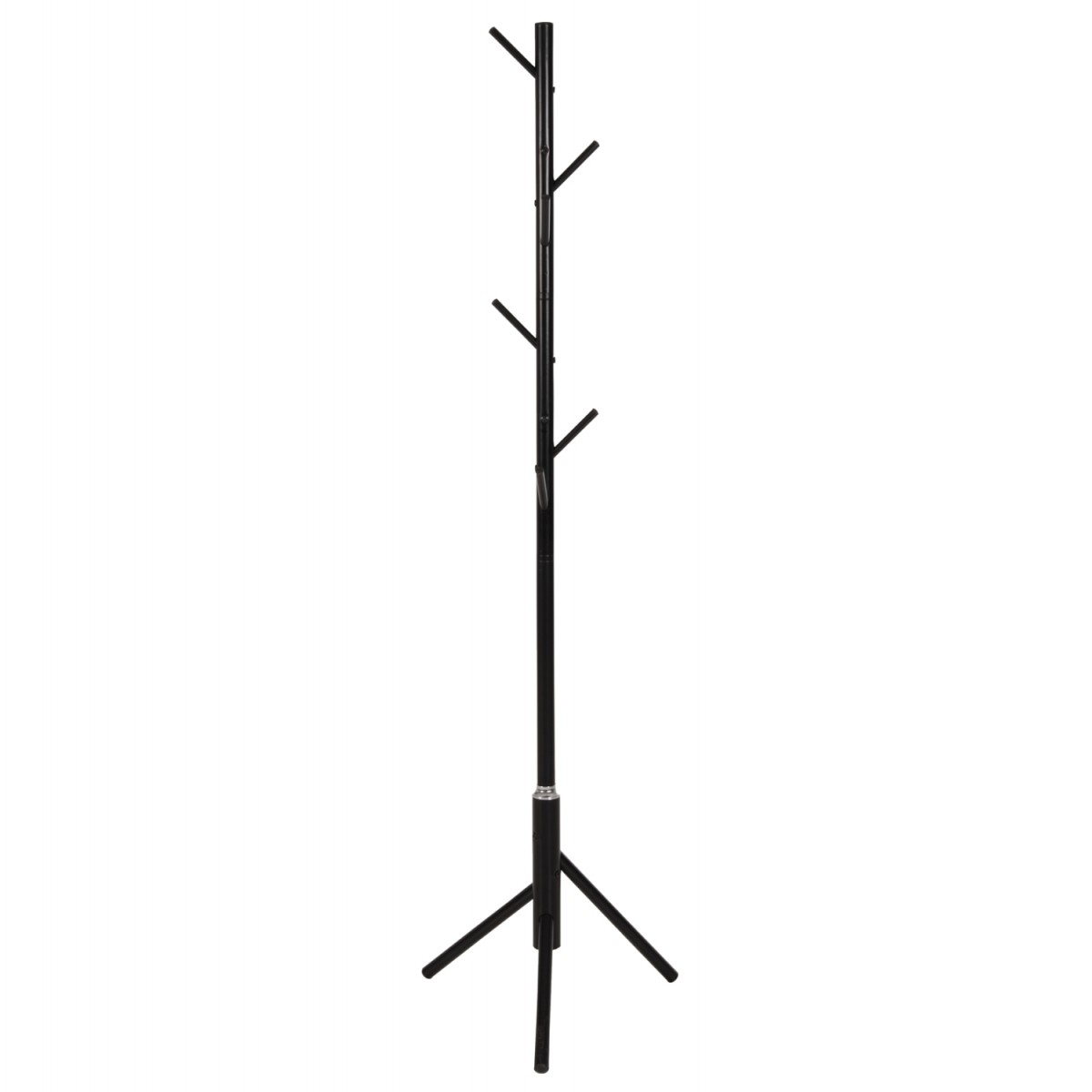 ΚΑΛΟΓΕΡΟΣ ΜΕΤΑΛΛΙΚΟΣ HM9574.01 ΣΕ ΜΑΥΡΟ ΧΡΩΜΑ-8 ΣΗΜΕΙΑ ΚΡΕΜΑΣΗΣ 48x48x173Υεκ.