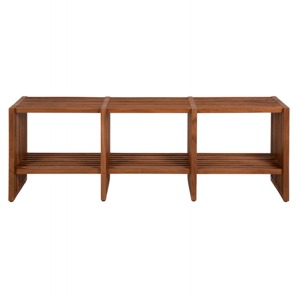 ΚΟΝΣΟΛΑ TV NYA HM9831 ΜΑΣΙΦ ΞΥΛΟ TEAK ΣΕ ΦΥΣΙΚΟ ΧΡΩΜΑ 130x29,5x46Υ εκ.