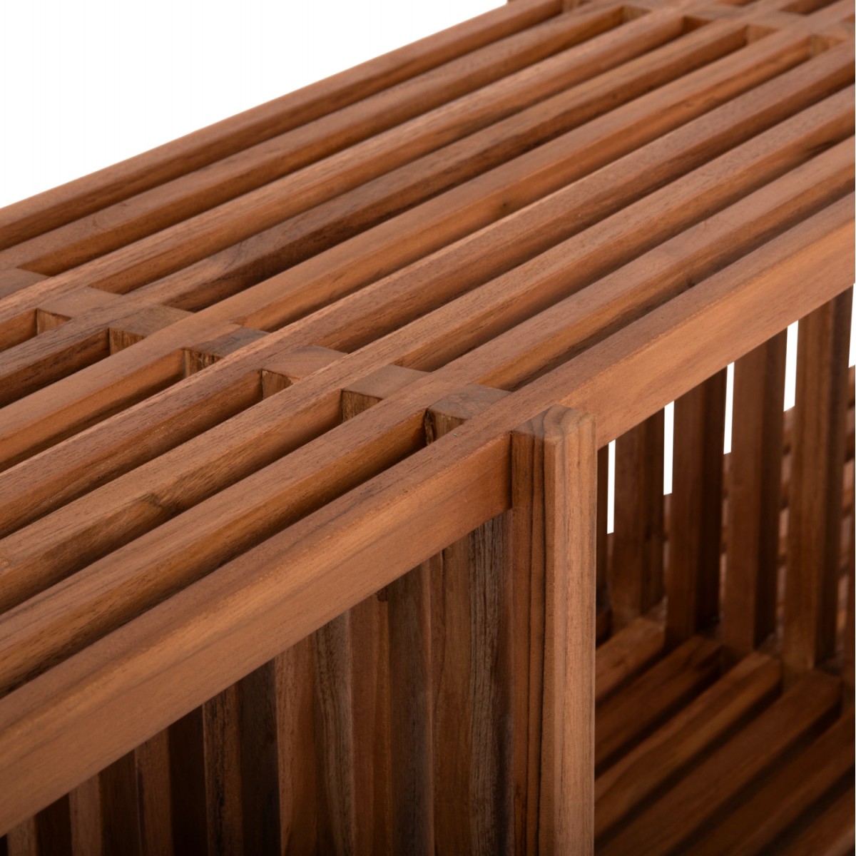 ΚΟΝΣΟΛΑ TV NYA HM9831 ΜΑΣΙΦ ΞΥΛΟ TEAK ΣΕ ΦΥΣΙΚΟ ΧΡΩΜΑ 130x29,5x46Υ εκ.