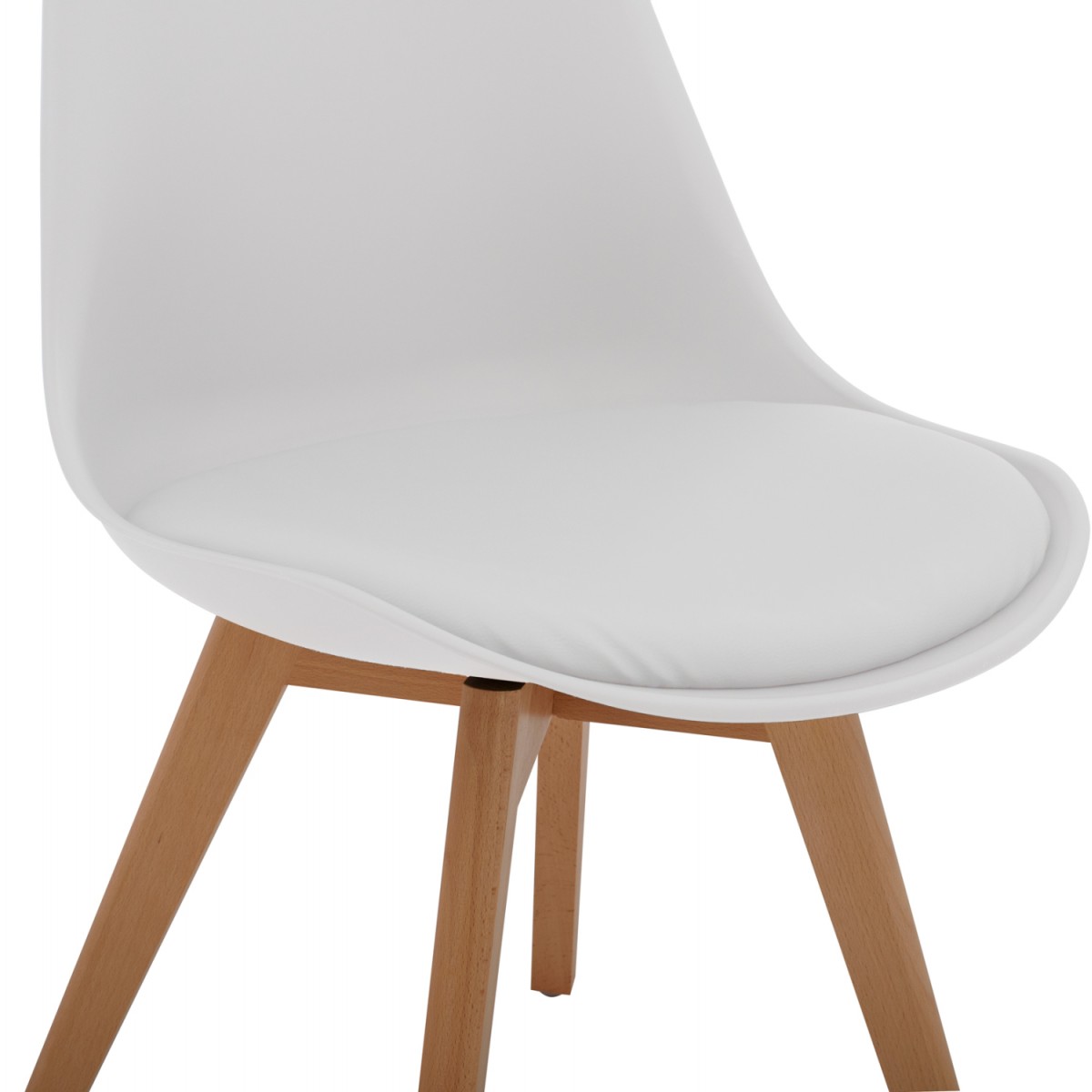 ΚΑΡΕΚΛΑ VEGAS HM0033.01 ΜΕ ΞΥΛΙΝΑ ΠΟΔΙΑ ΚΑΙ ΜΕ ΚΑΘΙΣΜΑ ΛΕΥΚΟ 47x56,6x82Υεκ.