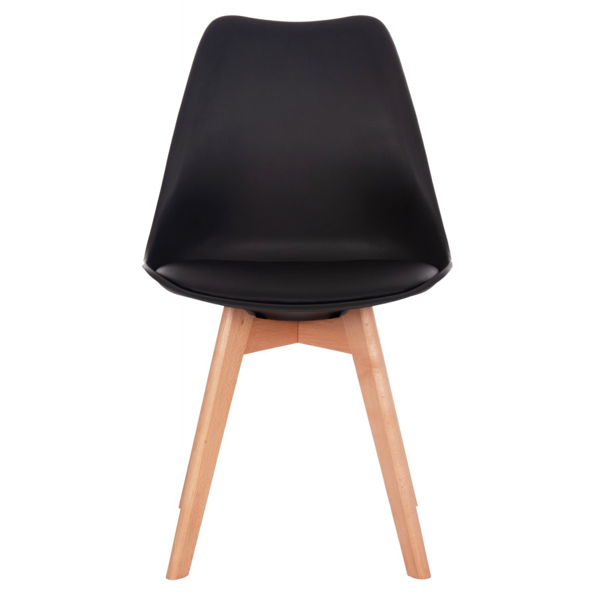 ΚΑΡΕΚΛΑ VEGAS HM0033.02 ΜΕ ΞΥΛΙΝΑ ΠΟΔΙΑ ΚΑΙ ΜΕ ΚΑΘΙΣΜΑ ΜΑΥΡΟ 48x49x81Υεκ.