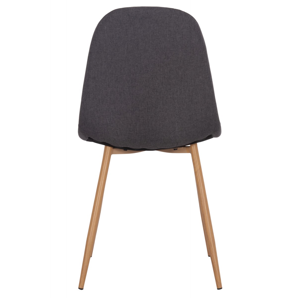 ΚΑΡΕΚΛΑ LEONARDO HM00100.10  ΜΕ ΜΕΤΑΛΛΙΚΑ ΠΟΔΙΑ & ΥΦΑΣΜΑ ΓΚΡΙ  45x51.5x85Υεκ.