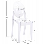 ΚΑΡEΚΛΑ ΤΡΑΠΕΖΑΡΙΑΣ ΑΚΡΥΛΙΚΗ ARAMIS HM0170 ΔΙΑΦΑΝΗ 34.5x50x90Υεκ.