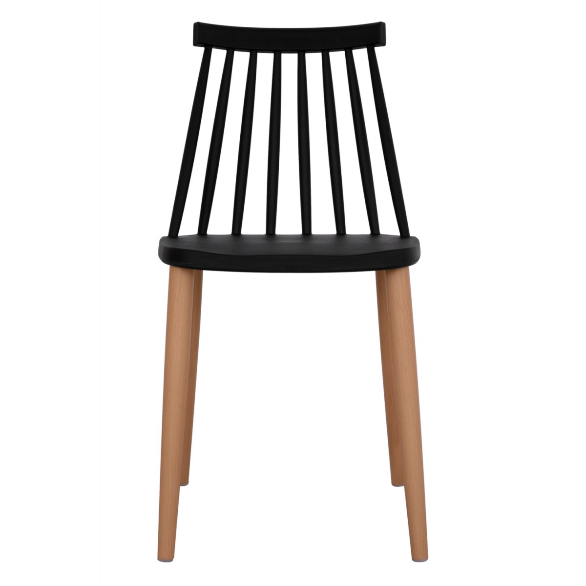 ΚΑΡΕΚΛΑ ΤΡΑΠΕΖΑΡΙΑΣ HM8052.02 VANESSA ΜΑΥΡΗ ΜΕ ΜΕΤΑΛΛΙΚΑ ΠΟΔΙΑ 43x46,5x82 εκ.