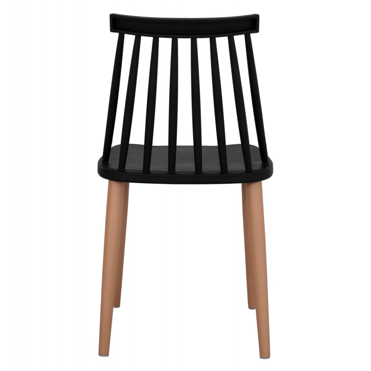 ΚΑΡΕΚΛΑ ΤΡΑΠΕΖΑΡΙΑΣ HM8052.02 VANESSA ΜΑΥΡΗ ΜΕ ΜΕΤΑΛΛΙΚΑ ΠΟΔΙΑ 43x46,5x82 εκ.