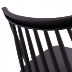 ΚΑΡΕΚΛΑ ΤΡΑΠΕΖΑΡΙΑΣ HM8052.02 VANESSA ΜΑΥΡΗ ΜΕ ΜΕΤΑΛΛΙΚΑ ΠΟΔΙΑ 43x46,5x82 εκ.