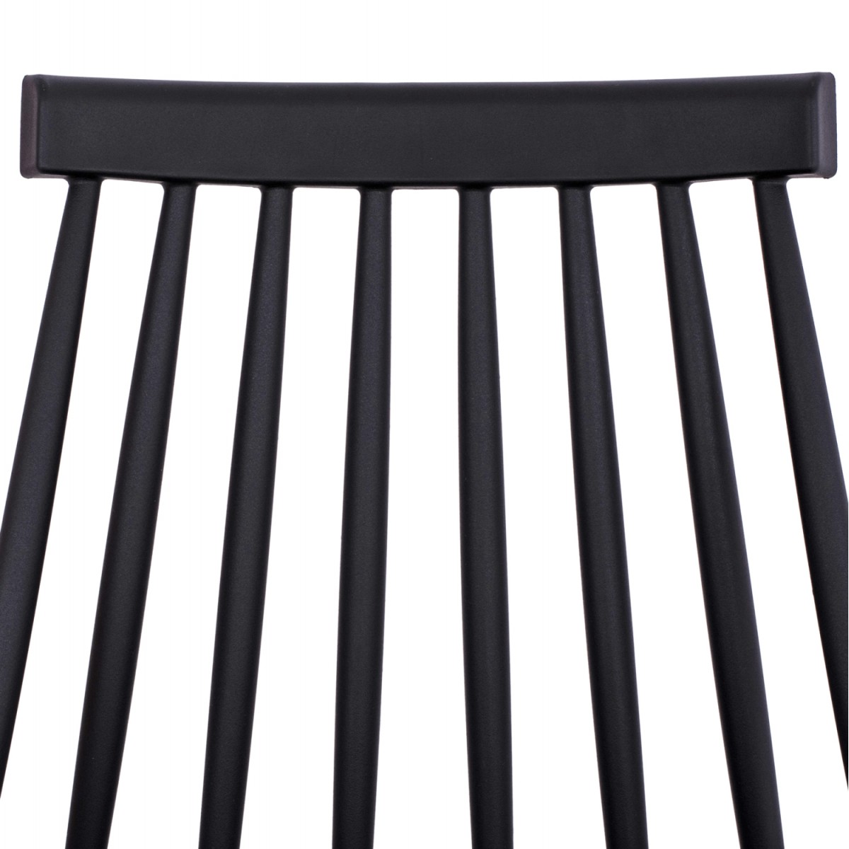 ΚΑΡΕΚΛΑ ΤΡΑΠΕΖΑΡΙΑΣ HM8052.02 VANESSA ΜΑΥΡΗ ΜΕ ΜΕΤΑΛΛΙΚΑ ΠΟΔΙΑ 43x46,5x82 εκ.