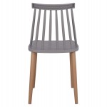 ΚΑΡΕΚΛΑ ΤΡΑΠΕΖΑΡΙΑΣ HM8052.10 VANESSA ΓΚΡΙ ΜΕ ΜΕΤΑΛΛΙΚΑ ΠΟΔΙΑ 43x46,5x82 εκ.