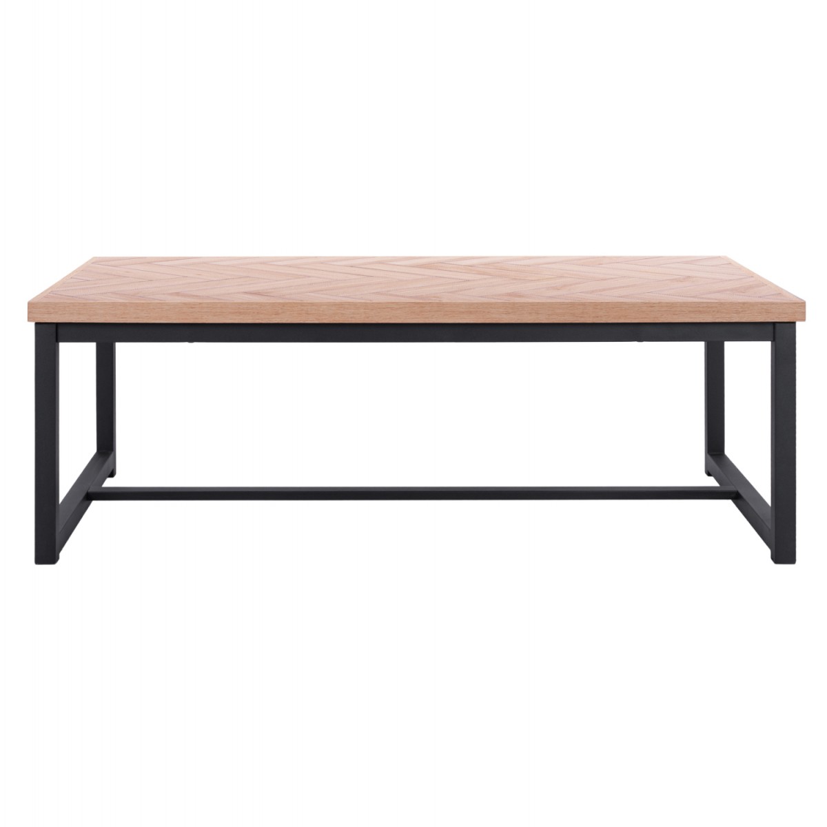 ΤΡΑΠΕΖΙ ΣΑΛΟΝΙΟΥ CHANELLE ΣΕ ΦΥΣΙΚΟ ΧΡΩΜΑ ΜΕ ΜΑΥΡΑ ΠΟΔΙΑ 110x59x38Y εκ. HM8648