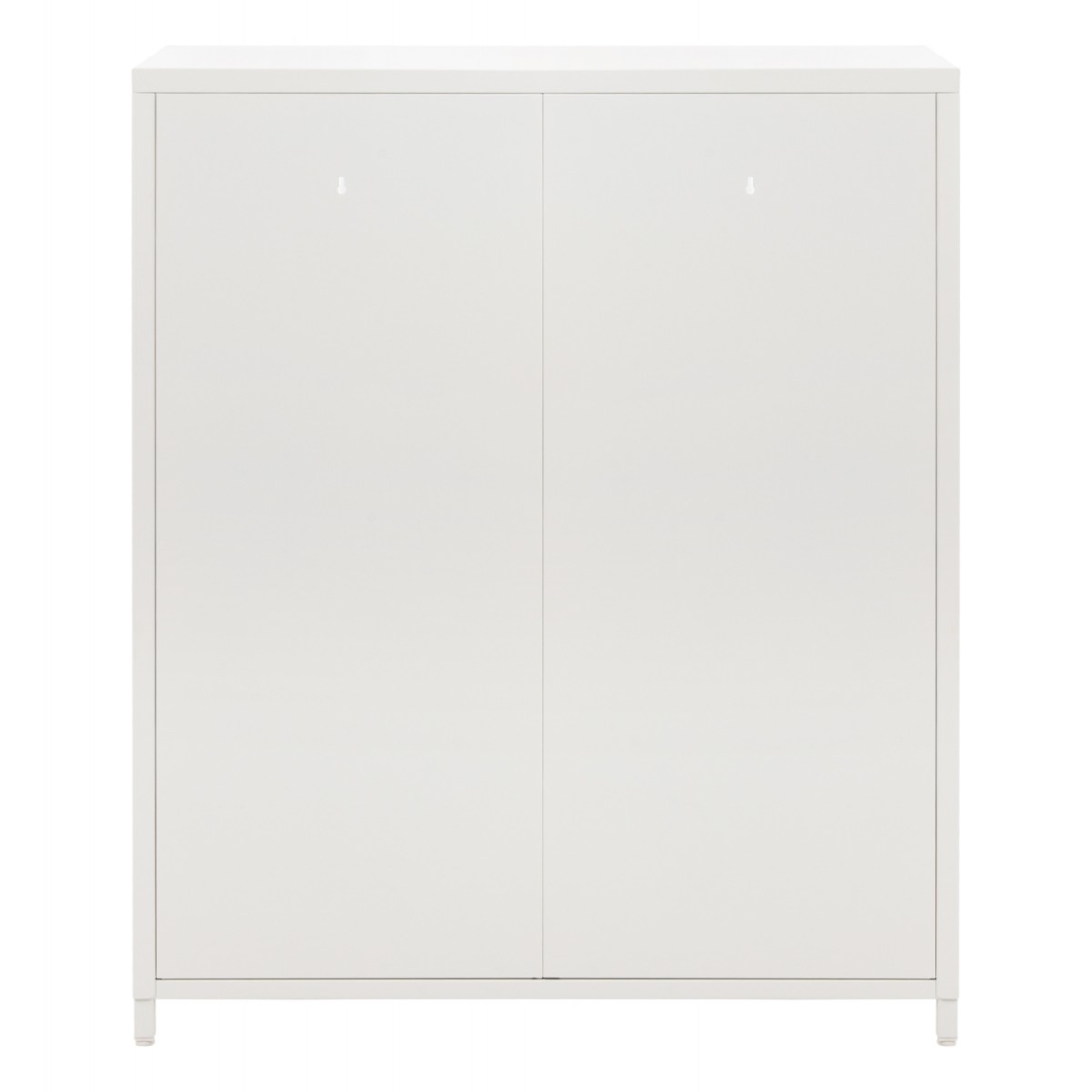 ΜΕΤΑΛΛΙΚΟ ΝΤΟΥΛΑΠΙ ΒΙΤΡΙΝΑ CARIL HM9571.02 ΛΕΥΚΟ 80x37-40x102Yεκ.