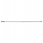 ΚΟΥΡΤΙΝΟΞΥΛΟ 110-210cm HM11280.03 ΜΕΤΑΛΛΙΚΟ ΠΤΥΣ/ΝΟ ΜΑΥΡΟ ΚΟΚΚΙΝΟ ΚΩΝΟΣ Ε-0316