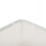 ΤΡΑΠΕΖΑΚΙ ΕΞ.ΧΩΡΟΥ ΤΕΤΡΑΓΩΝΟ DIDO HM5975.02 ΛΕΥΚΟ ΜΕΤΑΛΛΟ-ΓΥΑΛΙ 40x40x40Υεκ