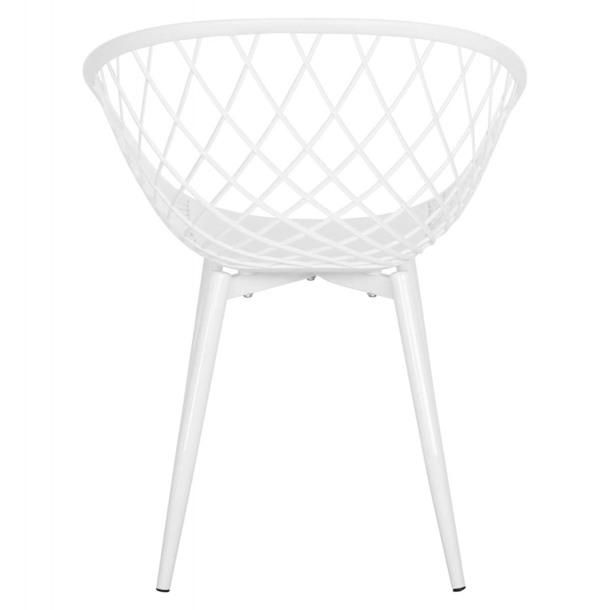 ΠΟΛΥΘΡΟΝΑ ΠΟΛΥΠΡΟΠΥΛΕΝΙΟΥ ARIADNE HM8001.31 ΛΕΥΚΗ ΜΕ ΛΕΥΚΑ ΜΕΤΑΛ.ΠΟΔΙΑ 62x54x81Υεκ.